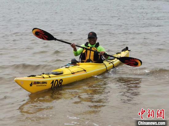 Chinese explorer Yang Jianxin. (Photo/China News Service)