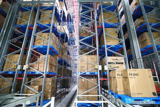 Intelligent warehouse put into service in Shandong