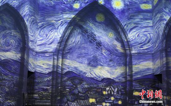 Van Gogh 'immersive experience' exhibition held in Belgium