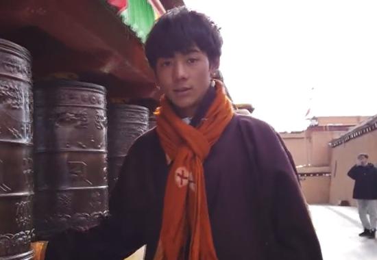 Photo of Tibetan herdsman Tamdrin