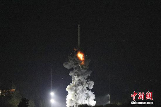 China launches 2 satellites for gravitational wave detection