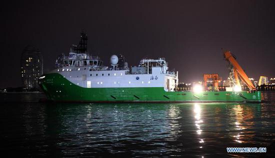 China S Scientific Research Ship Tansuo 2 Returns After Ocean Expedition