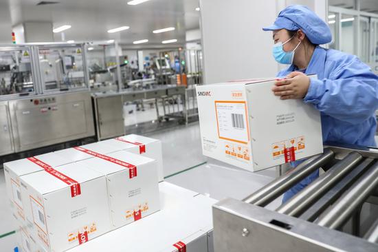 Chinese pharmaceutical company Sinovac Biotech Ltd. is ramping up the production of CoronaVac, an inactivated COVID-19 vaccine, to ensure global supply, according to Yin Weidong, chairman and CEO of the company.