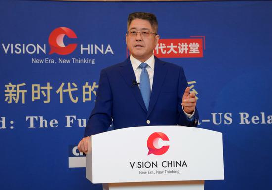 Le Yucheng, vice-minister of foreign affairs. (Photo by Feng Yongbin/chinadaily.com.cn)