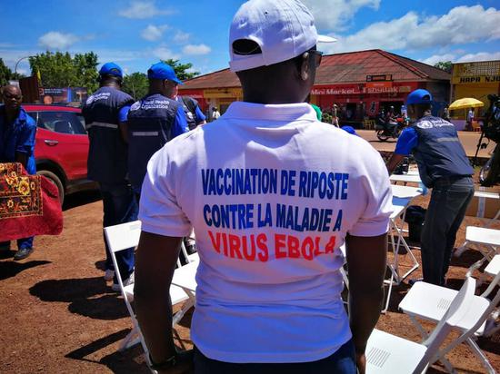 This file photo shows medical workers were preparing for the launch of the Ebola vaccination campaign in the Equateur province in northwestern Democratic Republic of the Congo. (Xinhua/Wang Songyu)