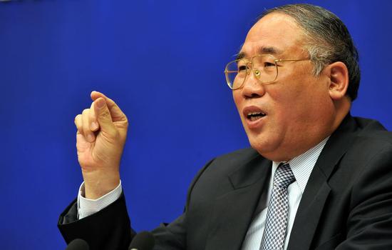 Xie Zhenhua, China's special adviser for climate change affairs. （Photo/Xinhua）