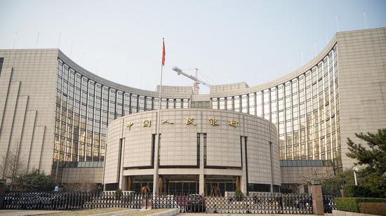 Photo taken on March 13, 2018 shows the headquarters of the People's Bank of China in Beijing, capital of China. (Photo/Xinhua)