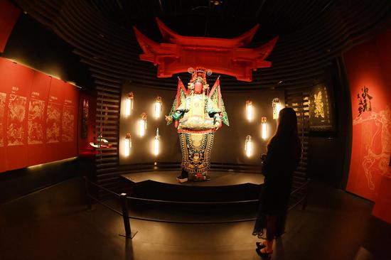The 'Three Kingdoms' exhibition held in Chengdu