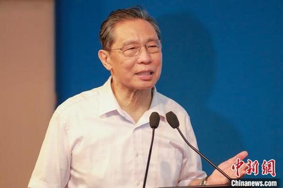 File photo of Zhong Nanshan. (Photo:China News Service/Wang Jianeng)