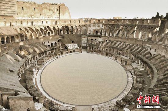 Rome's Colosseum unveils plan for new floor in gladiator arena