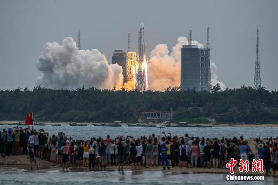 China plans to complete the construction of its space station by the end of 2022. (Photo/China News Service)
