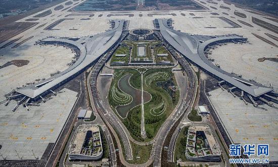 hengdu Tianfu International Airport (Photo/Xinhua)
