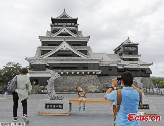 Main tower of Kumamoto Castle reopens to public after 5 years