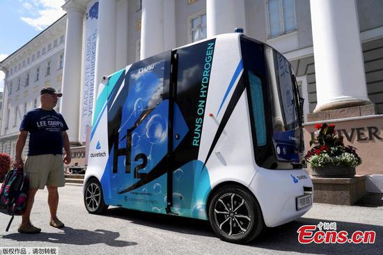 Estonia pilots world's first self-driving hydrogen vehicle