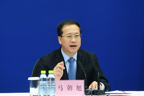 Vice Foreign Minister Ma Zhaoxu chaired a briefing on COVID-19 origin-tracing for diplomatic envoys in China, in Beijing, Aug 13, 2021. (Photo/MOFA)
