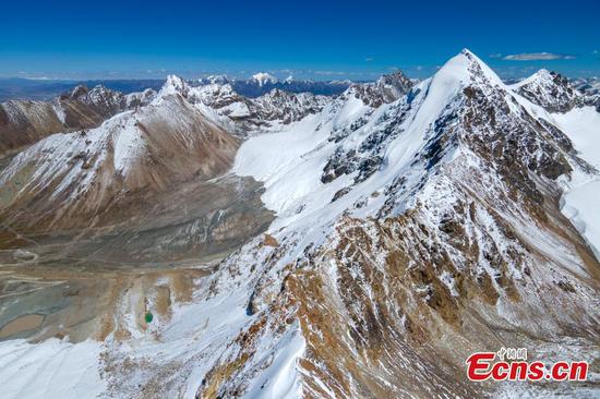Scenery of Korchung Kangri glacier in China's Tibet