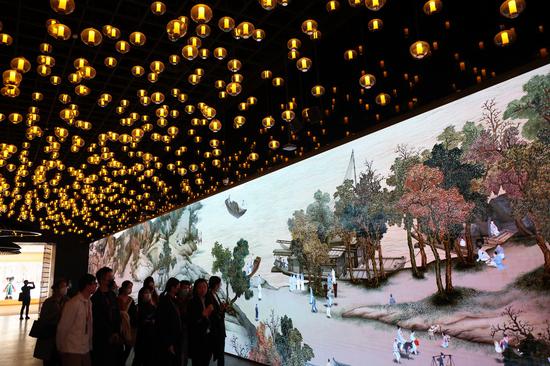 Three art exhibitions debut in East China's Nanjing City