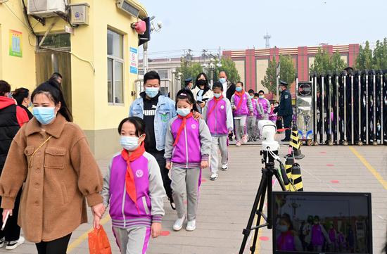 Children aged from 3 to 11 starts Covid-19 vaccination in Hebei
