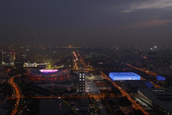 Venues for Beijing 2022 light up night sky