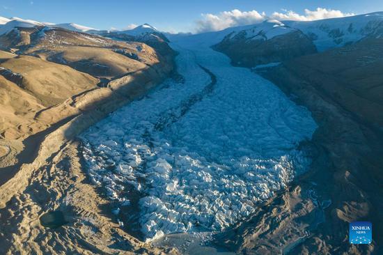 Gangbug Glacier in southwest China's Tibet Autonomous Region
