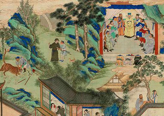 Ancient Chinese woodcuts, folk paintings on display in Germany