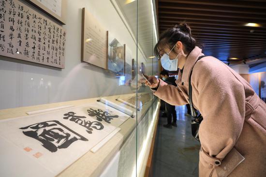 Paintings, calligraphy works of ancient Chinese artist on display in Guiyang