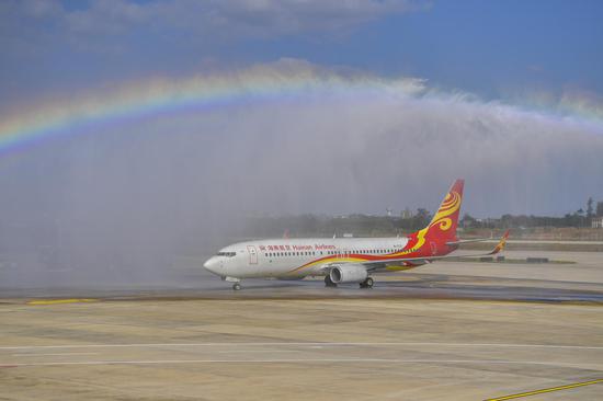 Expanded Haikou Meilan Int'l Airport put into operation