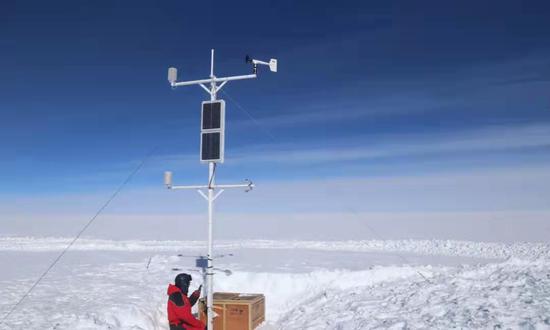 Antarctic meteorological stations start formal operation