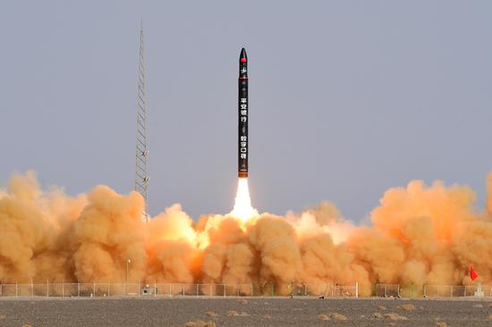 China's CERES-1 Y2 commercial rocket sends 5 satellites into space