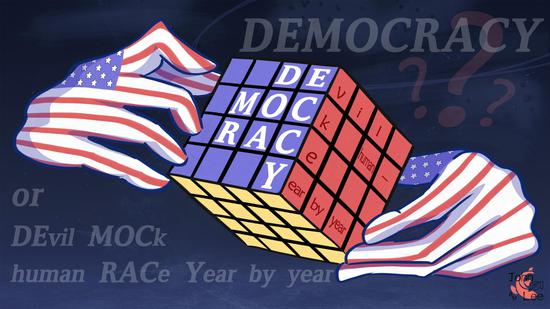 Comicomment: Democracy or DEvil MOCk human RACe Year by Year？