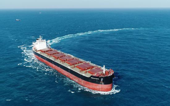 New type of bulk carrier successfully delivered