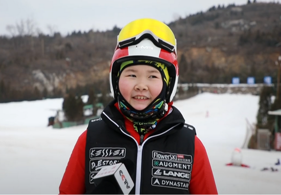Chinese girl dreams of attending Winter Olympics
