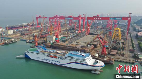 Luxury 'ro-ro' passenger ship Xianglongdao delivered in Guangzhou