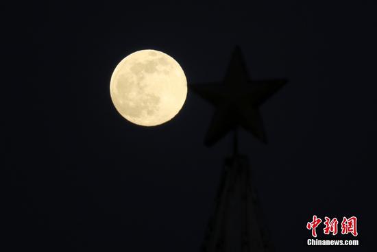 First full moon in 2022 lights up night sky