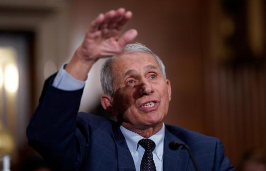 Anthony Fauci, director of the US National Institute of Allergy and Infectious Diseases, speaks during a hearing of Senate Health, Education, Labor and Pensions Committee in Washington, DC, the United States, on July 20, 2021. (Photo/Xinhua)