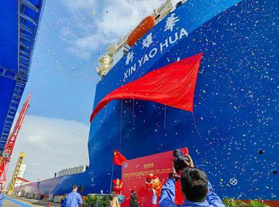 China's second largest semi-submersible heavy lift vessel delivered in Guangzhou