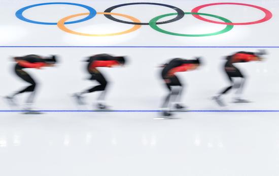 Athletes train before Beijing Winter Olympics