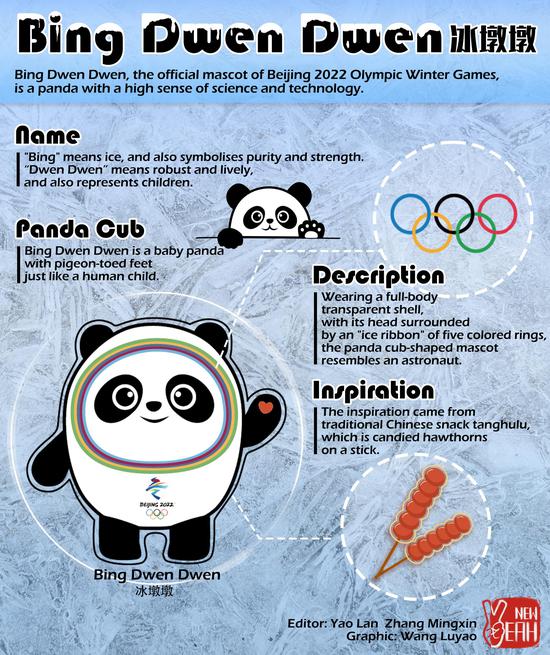 Culture facts about Beijing 2022 mascot Bing Dwen Dwen