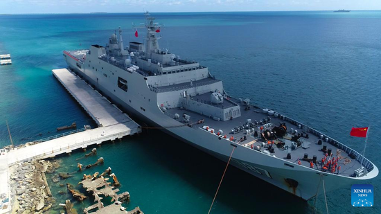 Chinese navy ships carrying relief supplies arrive in Tonga