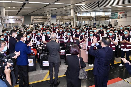75 medical workers from Chinese Mainland to support HK in COVID-19 battle