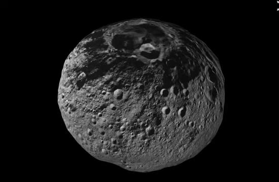 The simulation image of Asteroid Huazhongkejida. (Chinese Academy of Sciences/ Handout via Xinhua)
