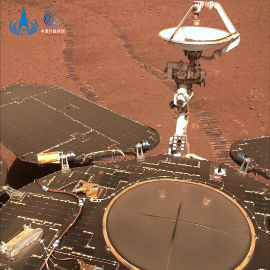 Images sent back by China's Mars orbiter