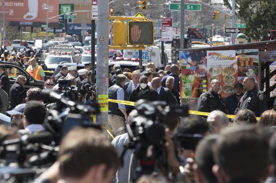 At least 16 injured in New York City subway shooting