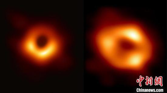 Astronomers unveil first image of black hole at center of Milky Way