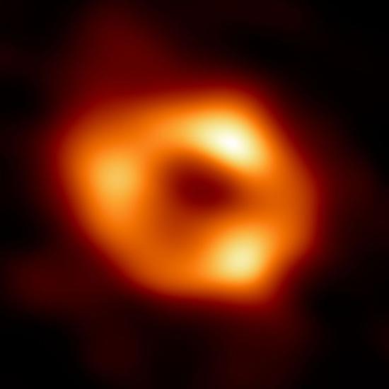Photo posted on U.S. National Science Foundation Twitter account on May 12, 2022 shows the first image of the supermassive black hole, known as Sagittarius A*, at the center of the Milky Way galaxy. (Photo credit: the U.S. National Science Foundation)