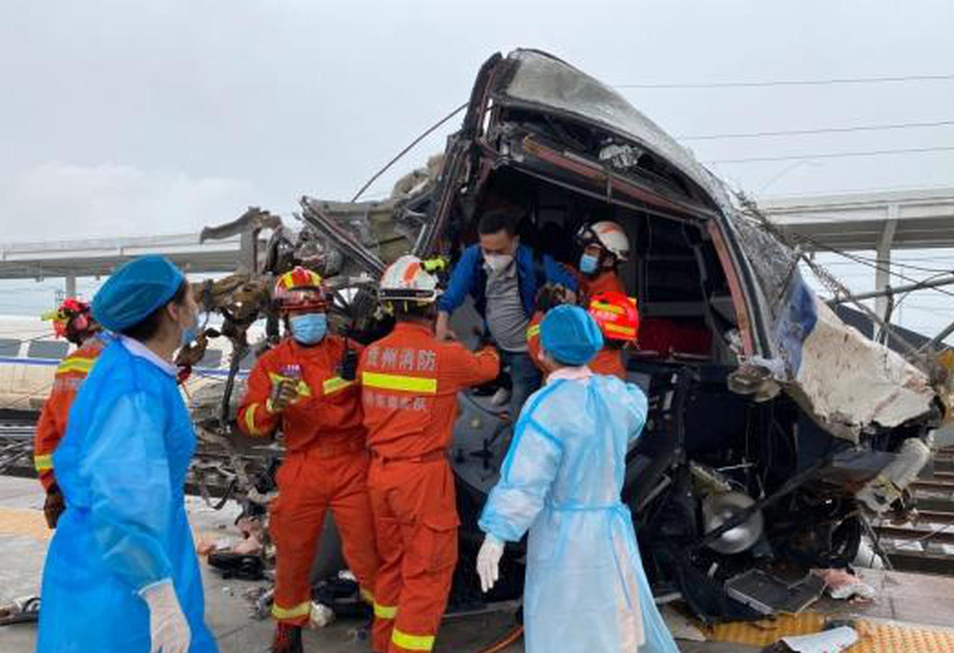 Mudslide derails high-speed train in SW China, killing driver