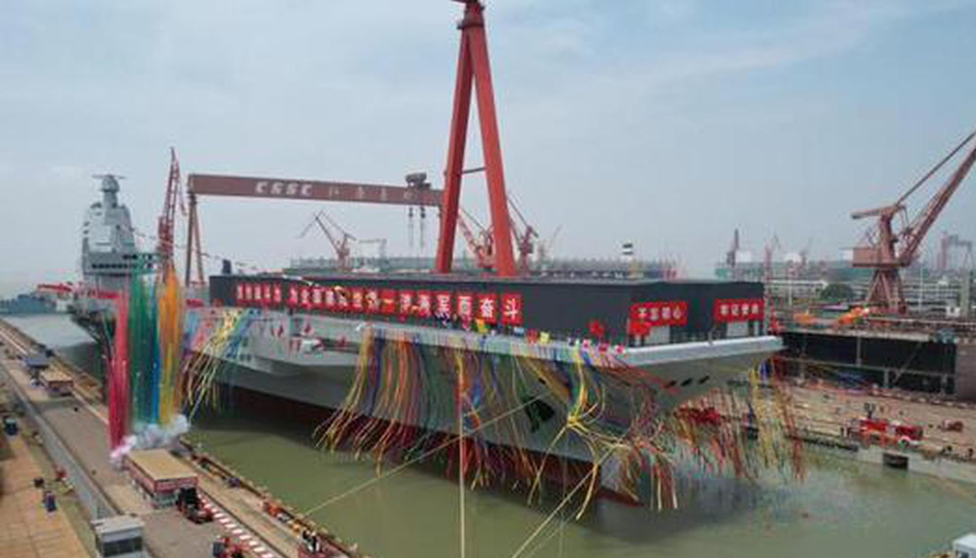 China launches 3rd aircraft carrier