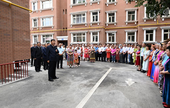 Xi inspects Urumqi in China's Xinjiang