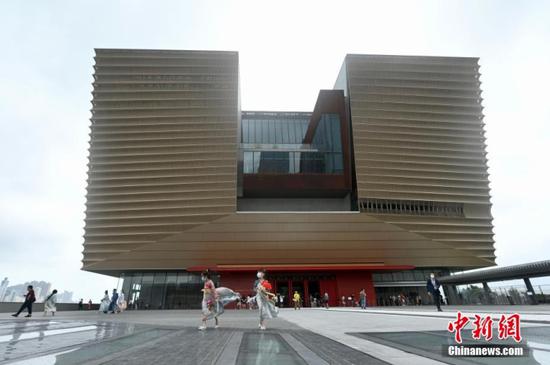 Photo shows the Hong Kong Palace Museum. (Photo/China News Service)