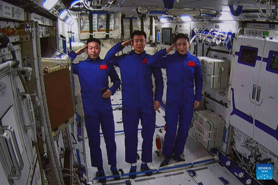 Shenzhou-14 astronauts enter Wentian lab module